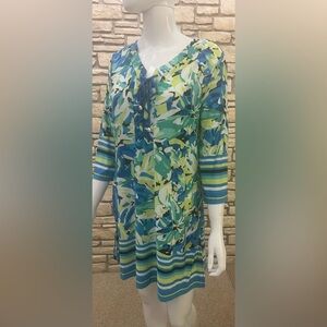 Vibrant Camouflage Print Tunic
